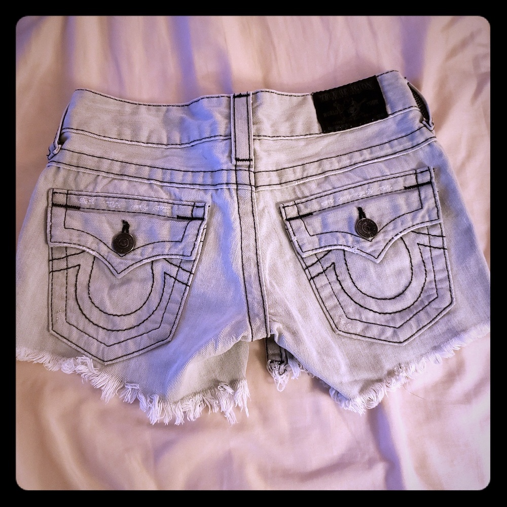 True religion keira shorts NWOT